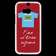Coque HTC One M8s Soigneur Bonus offensif-défensif Rouge 2