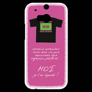 Coque HTC One M8s Moi je l'ai épousé Bonus offensif-défensif Rose 2