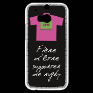 Coque HTC One M8s Supporters Bonus offensif-défensif Noir
