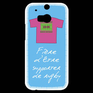 Coque HTC One M8s Supporters Bonus offensif-défensif Bleu