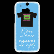 Coque HTC One M8s Supporters Bonus offensif-défensif Bleu 2