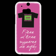 Coque HTC One M8s Supporters Bonus offensif-défensif Rose 2
