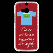 Coque HTC One M8s Supporters Bonus offensif-défensif Rouge 2