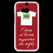Coque HTC One M8s Supporters Bonus offensif-défensif Rouge