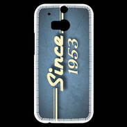 Coque HTC One M8s Since 1953 Bleu