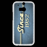 Coque HTC One M8s Since 1952 Bleu