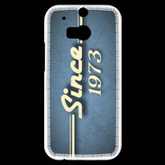 Coque HTC One M8s Since 1973 Bleu