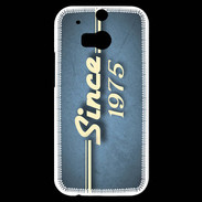 Coque HTC One M8s Since 1975 Bleu