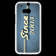 Coque HTC One M8s Since 2003 Bleu
