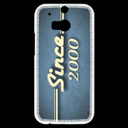 Coque HTC One M8s Since 2000 Bleu