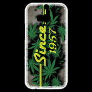 Coque HTC One M8s Since cannabis 1957