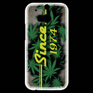 Coque HTC One M8s Since cannabis 1974