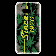 Coque HTC One M8s Since cannabis 1976