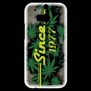 Coque HTC One M8s Since cannabis 1977