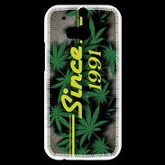 Coque HTC One M8s Since cannabis 1991