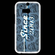 Coque HTC One M8s Since crane bleu 2003