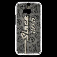 Coque HTC One M8s Since crane gris 1975