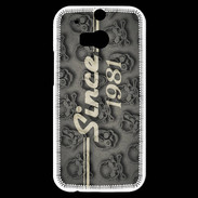 Coque HTC One M8s Since crane gris 1981