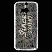 Coque HTC One M8s Since crane gris 2000