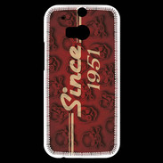 Coque HTC One M8s Since crane rouge 1951