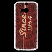 Coque HTC One M8s Since crane rouge 1954