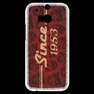 Coque HTC One M8s Since crane rouge 1953