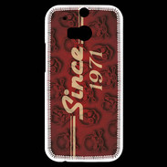 Coque HTC One M8s Since crane rouge 1971