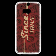 Coque HTC One M8s Since crane rouge 1985