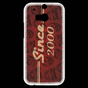 Coque HTC One M8s Since crane rouge 2000