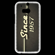 Coque HTC One M8s Since 1957 gris