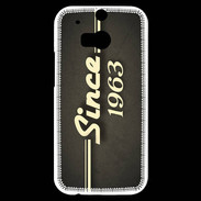 Coque HTC One M8s Since 1963 gris