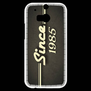 Coque HTC One M8s Since 1985 gris