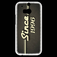 Coque HTC One M8s Since 1996 gris