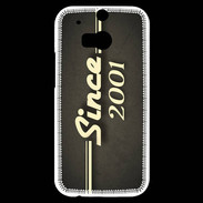 Coque HTC One M8s Since 2001 gris