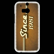 Coque HTC One M8s Orange since 1981
