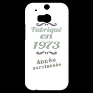 Coque HTC One M8s Fabriqué en 1973 ZG