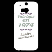 Coque HTC One M8s Fabriqué en 1974 ZG