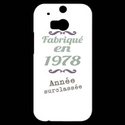 Coque HTC One M8s Fabriqué en 1978 ZG