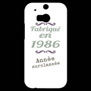 Coque HTC One M8s Fabriqué en 1986 ZG