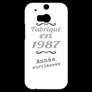 Coque HTC One M8s Fabriqué en 1987 ZG