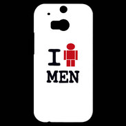 Coque HTC One M8s I love Men