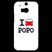 Coque HTC One M8s I love Popo