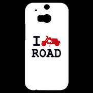 Coque HTC One M8s I love Road
