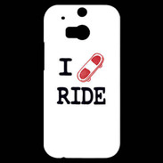 Coque HTC One M8s I love Ride