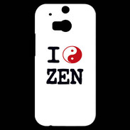 Coque HTC One M8s I love Zen