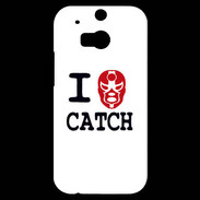 Coque HTC One M8s I love Catch
