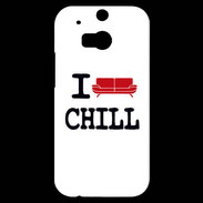 Coque HTC One M8s I love Chill