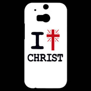 Coque HTC One M8s i love Christ