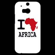 Coque HTC One M8s I love Africa 2