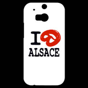 Coque HTC One M8s I love Alsace 2